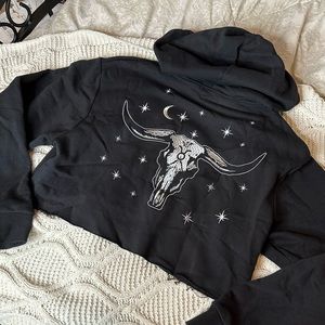 Taurus Cropped Hoodie